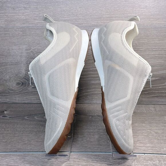 Merrell Civet Zip Silver Lining Argent Women’s Sz 8.5 Mesh Cream Tan Tennis Shoe - Picture 9 of 10